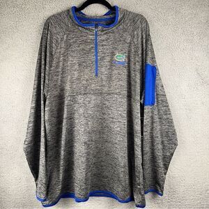 "Univ. Of Florida" Gray and Blue Quarter-Zip Men's Shirt